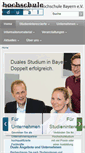 Mobile Screenshot of hochschule-dual.de