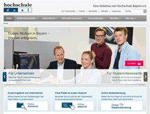 Tablet Screenshot of hochschule-dual.de